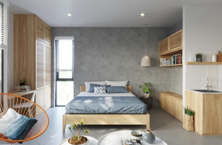 Bán căn hộ Studio toà GS1 The Miami Vinhomes Smart City, hướng Đông Nam, DT 29m2, bàn giao CĐT